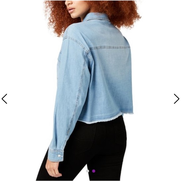 David Bitton Cotton Chambray Button Up - Picture 3 of 16